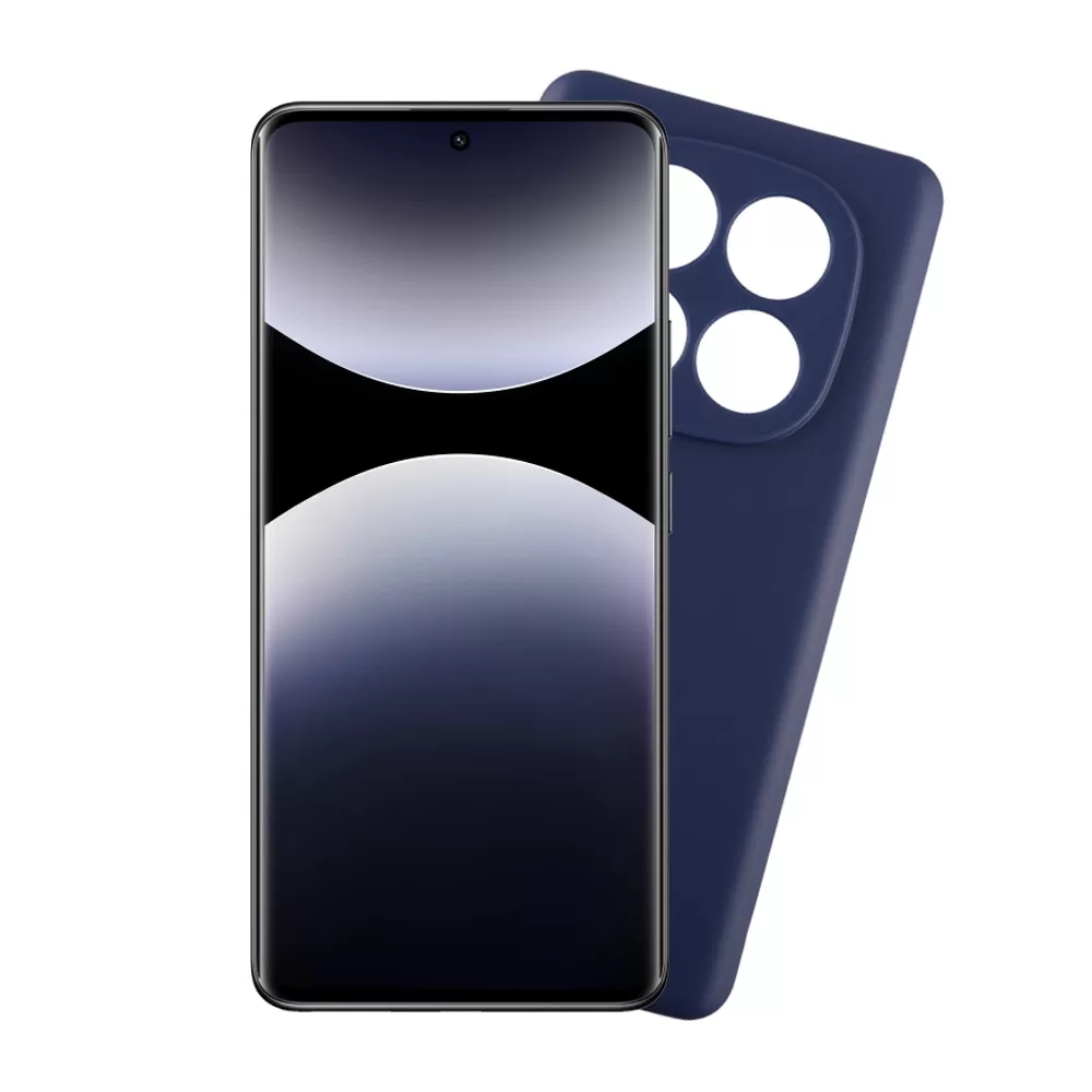 VOLTE-TEL SILICON TPU ΘΗΚΗ XIAOMI REDMI NOTE 14 PRO PLUS 5G 6.67in  FULL CAMERA PROTECTION BLUE