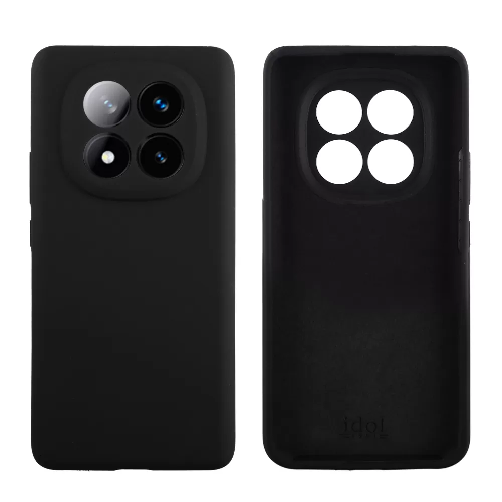 IDOL 1991 VELVET ELITE TPU ΘΗΚΗ XIAOMI REDMI NOTE 14 PRO PLUS 5G 6.67in  4 SIDE FULL CAMERA PROTECTION BLACK
