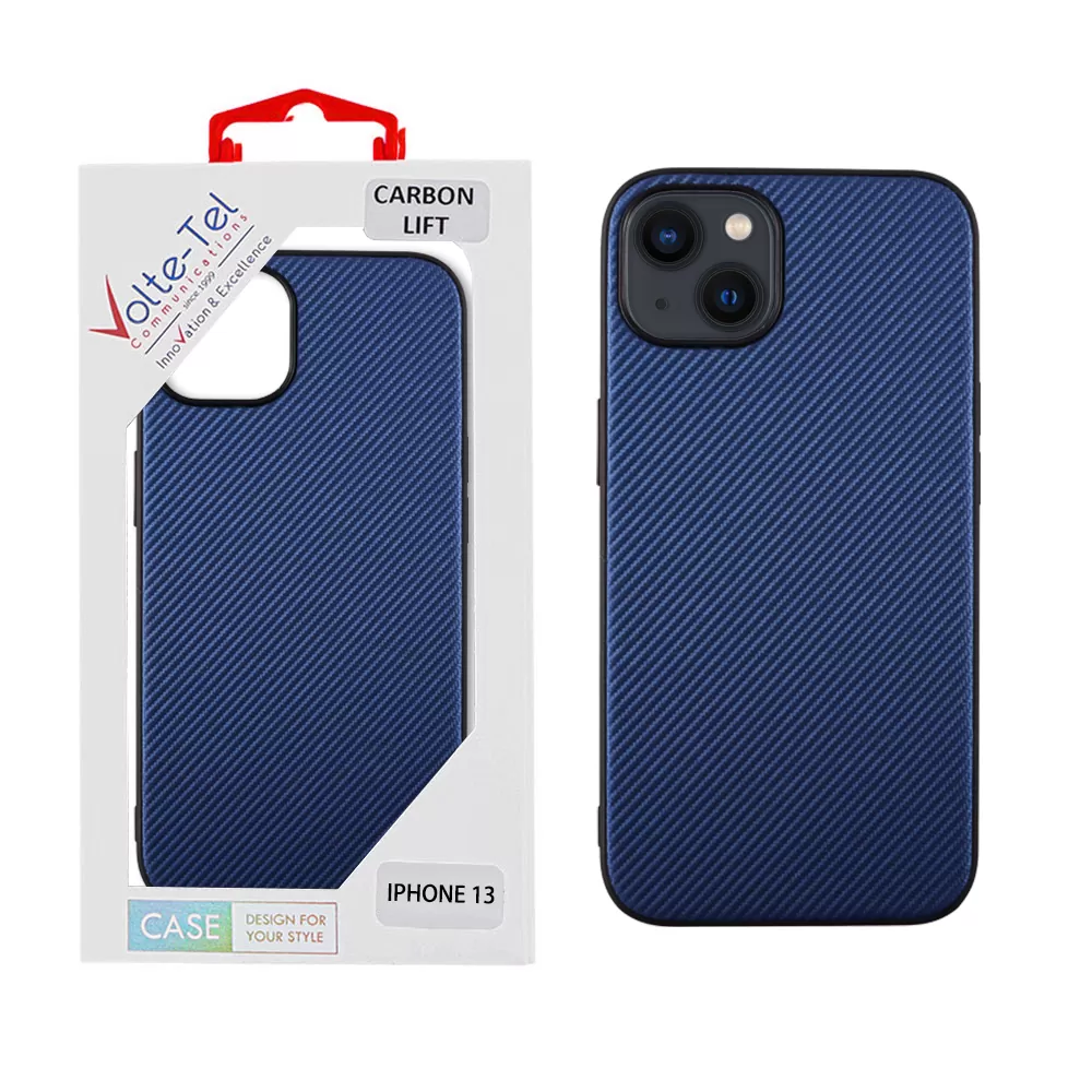 VOLTE-TEL CARBON LIFT ΘΗΚΗ IPHONE 13 6.1in  CAMERA GUARD BLUE