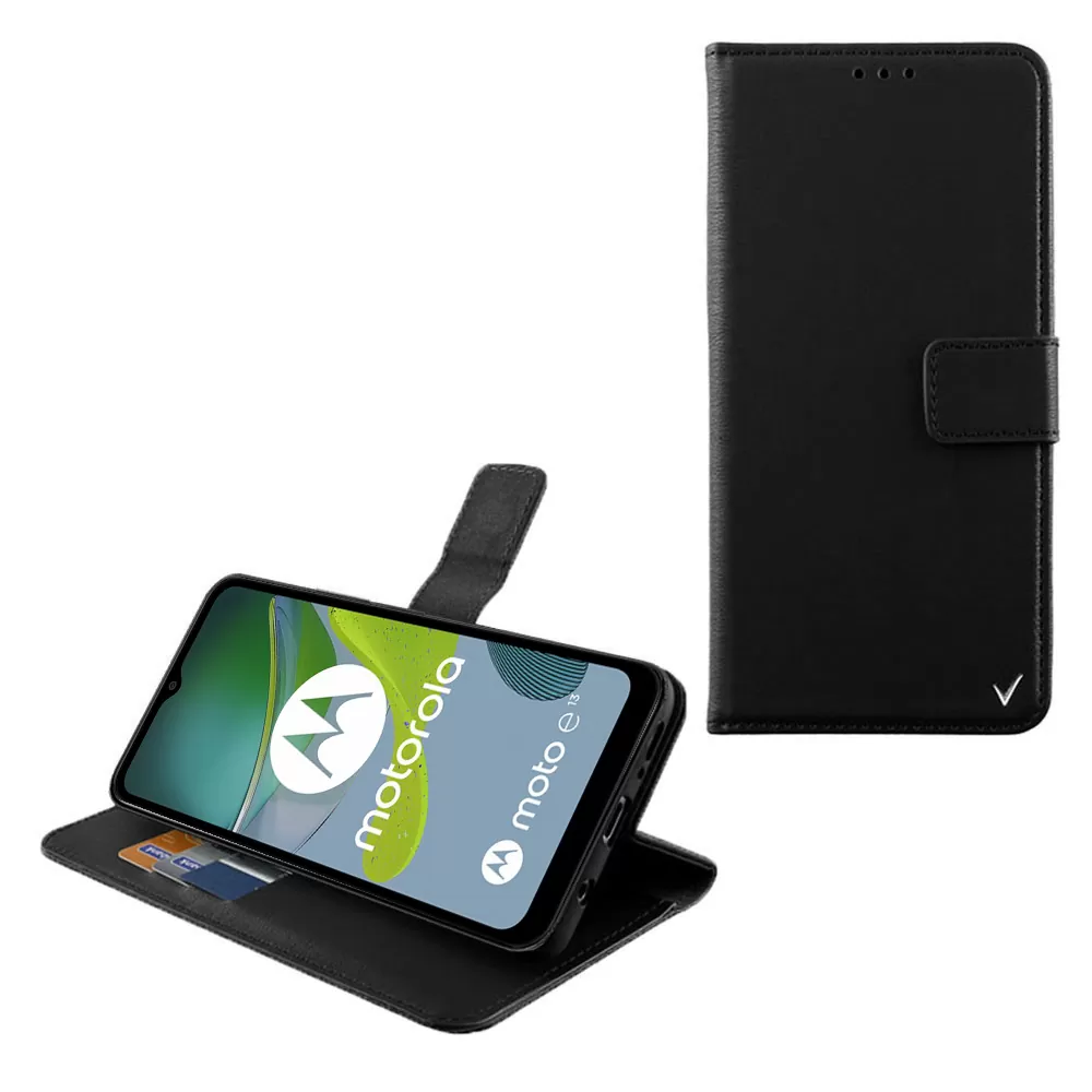 VOLTE-TEL ALLURE ΘΗΚΗ MOTOROLA MOTO E13 6.5in  MAGNET BOOK STAND CLIP BLACK