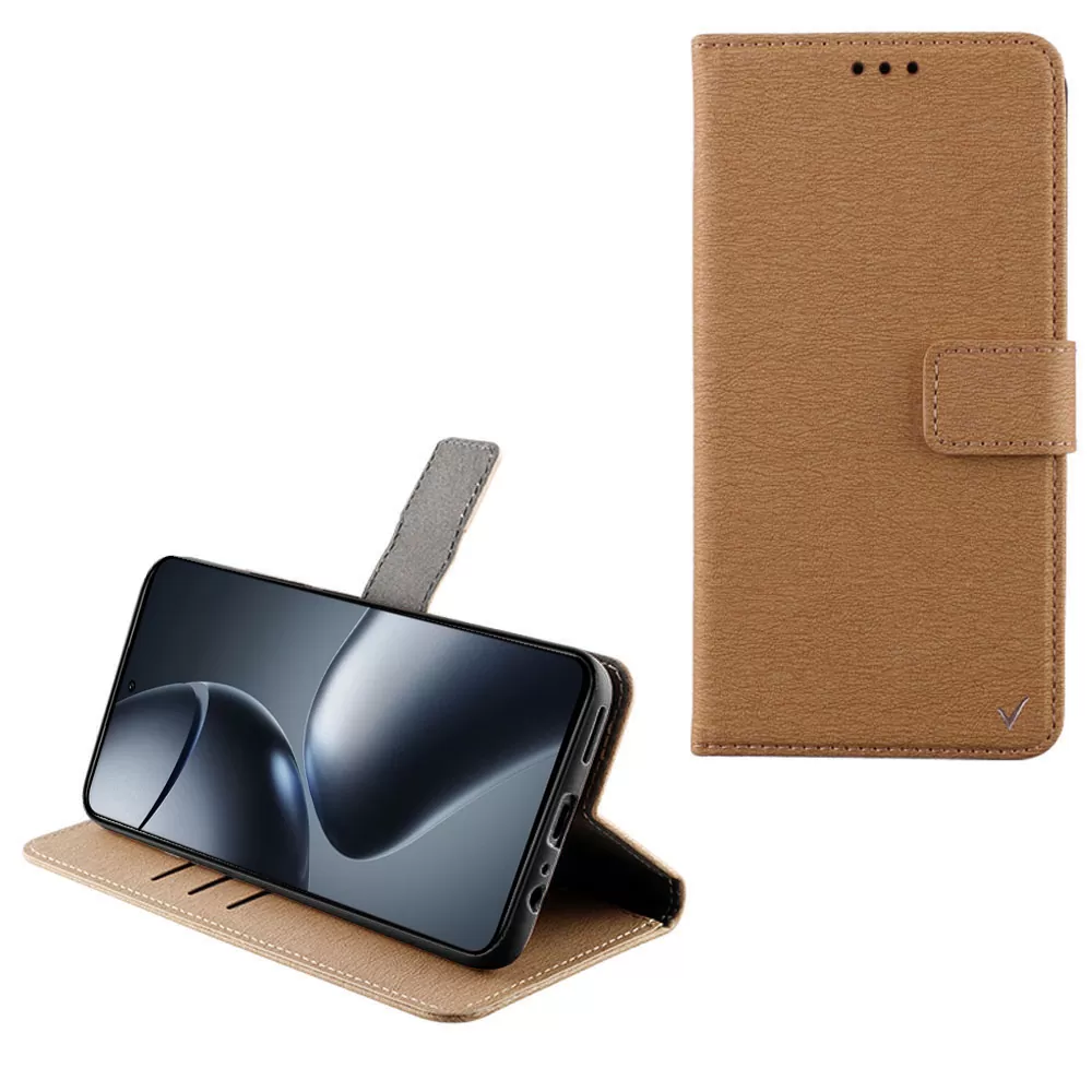 VOLTE-TEL ALLURE ΘΗΚΗ XIAOMI 14T 5G 6.67in  MAGNET BOOK STAND CLIP GOLD