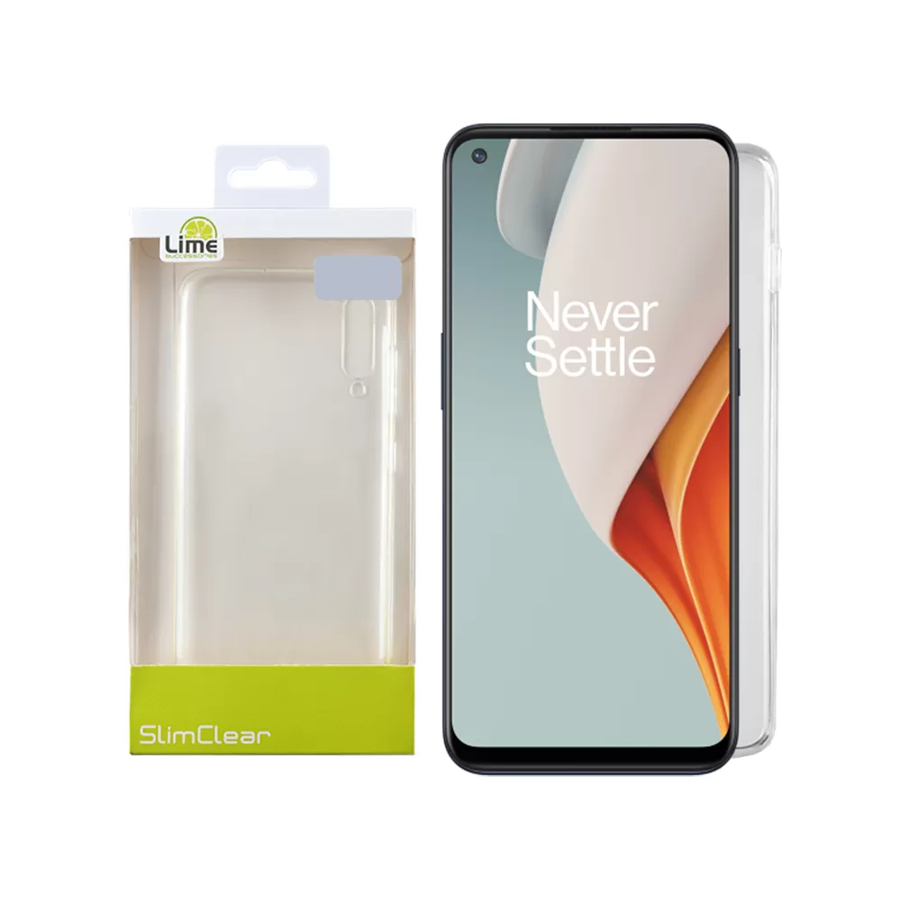 LIME SLIMCLEAR TPU ΘΗΚΗ ONEPLUS NORD N100 6.52in CAMERA GUARD ΔΙΑΦΑΝΗ