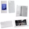 VOLTE-TEL ΘΗΚΗ SONY XPERIA Z5 E6653 LEATHER-TPU VIEW BOOK STAND WHITE