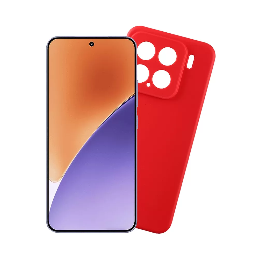 VOLTE-TEL SILICON TPU ΘΗΚΗ XIAOMI 15 5G 6.36in  FULL CAMERA PROTECTION RED