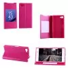 VOLTE-TEL ΘΗΚΗ SONY XPERIA Z5 PREMIUM E6833 LEATHER-TPU VIEW BOOK STAND PINK