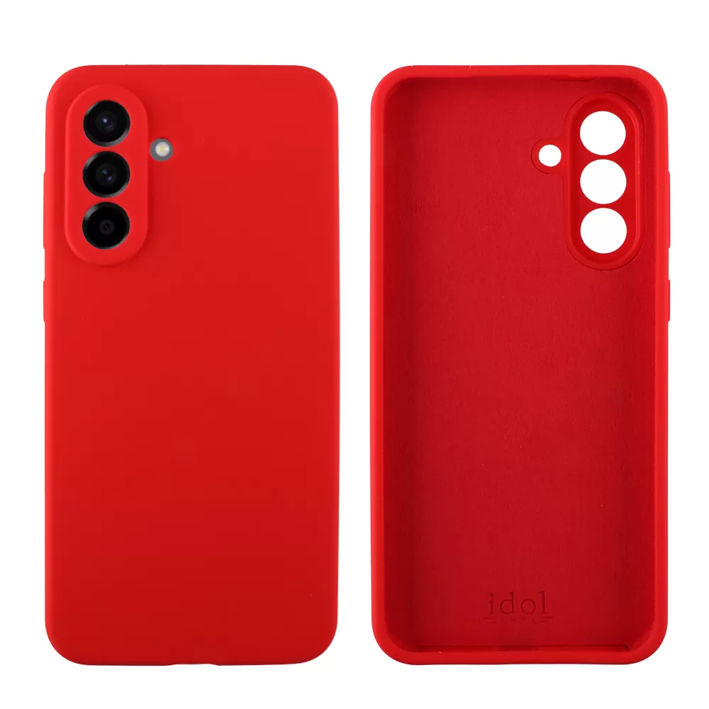 IDOL 1991 VELVET ELITE TPU ΘΗΚΗ SAMSUNG A56 5G A566 6.7in  4 SIDE FULL CAMERA PROTECTION RED