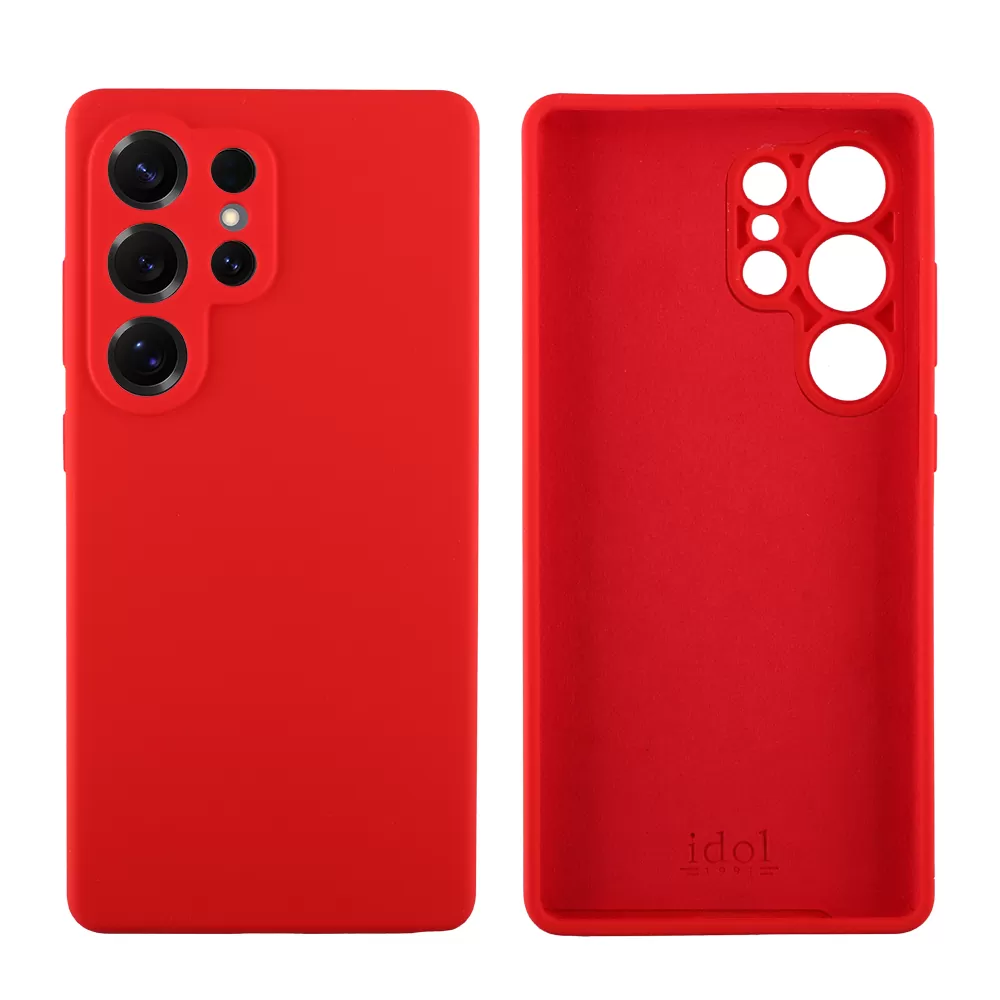 IDOL 1991 VELVET ELITE TPU ΘΗΚΗ SAMSUNG S25 ULTRA 5G S938 6.9in  4 SIDE FULL CAMERA PROTECTION RED