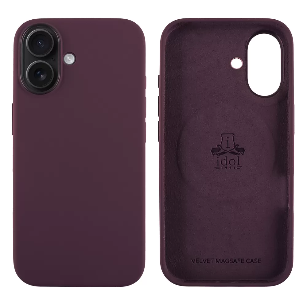 IDOL 1991 VELVET MAGSAFE TPU ΘΗΚΗ IPHONE 16 6.1in CAMERA GUARD PLUM