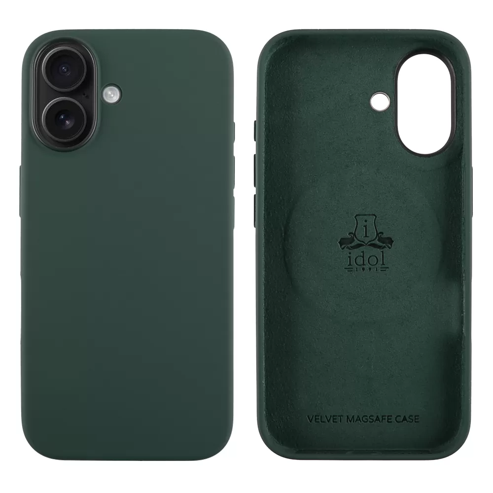IDOL 1991 VELVET MAGSAFE TPU ΘΗΚΗ IPHONE 16 6.1in CAMERA GUARD LAKE GREEN
