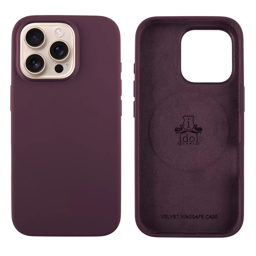 IDOL 1991 VELVET MAGSAFE TPU ΘΗΚΗ IPHONE 16 PRO 6.3in CAMERA PLUM