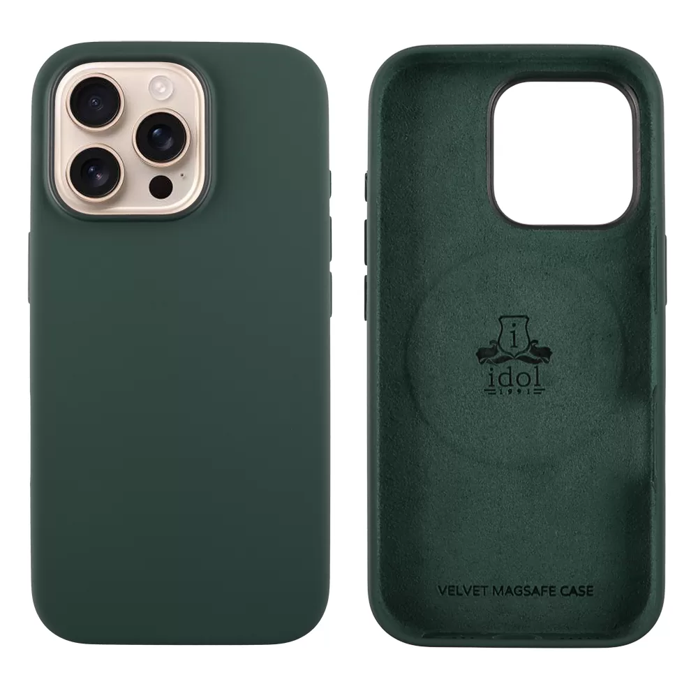 IDOL 1991 VELVET MAGSAFE TPU ΘΗΚΗ IPHONE 16 PRO MAX 6.9in CAMERA LAKE GREEN