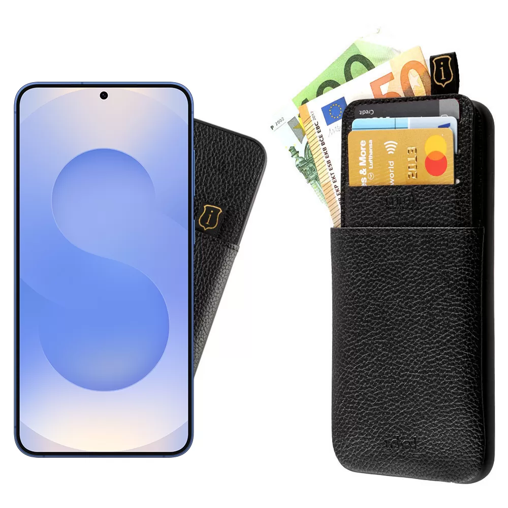 IDOL 1991 ANTI-RFID LEATHER SMART WALLET ΘΗΚΗ SAMSUNG S25 5G S931 6.2in CAMERA GUARD BLACK