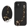 VOLTE-TEL SILICON TPU WITH STRAP ΘΗΚΗ IPHONE 11 6.1in FULL CAMERA PROTECTION BLACK WITH BLACK BUTTERFLIES