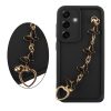 VOLTE-TEL SILICON TPU WITH STRAP ΘΗΚΗ SAMSUNG S25 5G S931 6.2in  FULL CAMERA PROTECTION BLACK WITH BLACK BUTTERFLIES