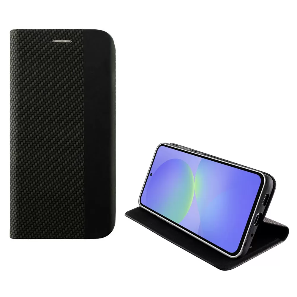 IDOL 1991 ELITE ΘΗΚΗ SAMSUNG A36 5G A366 6.7in  ANTI-RFID BOOK STAND BLACK