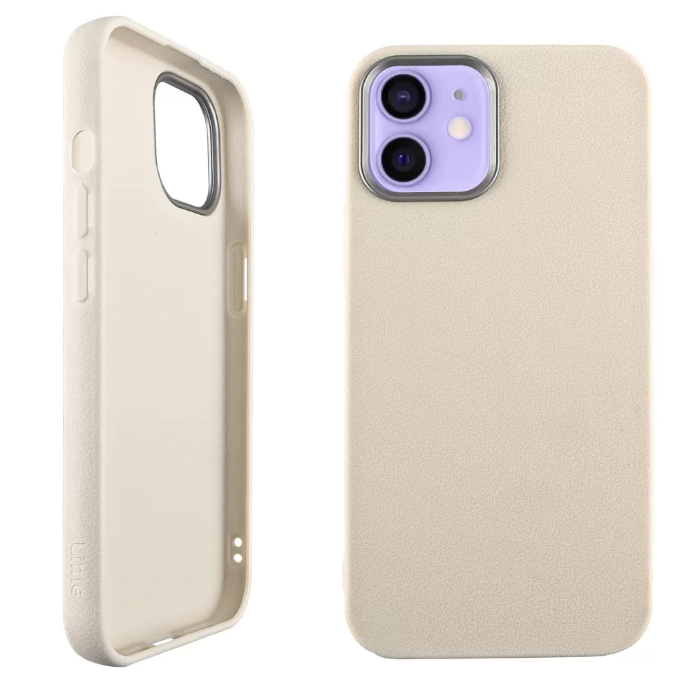 LIME FLEXISNAP TPU ΘΗΚΗ IPHONE 12 PRO/IPHONE 12 6.1in CAMERA GUARD OFF WHITE