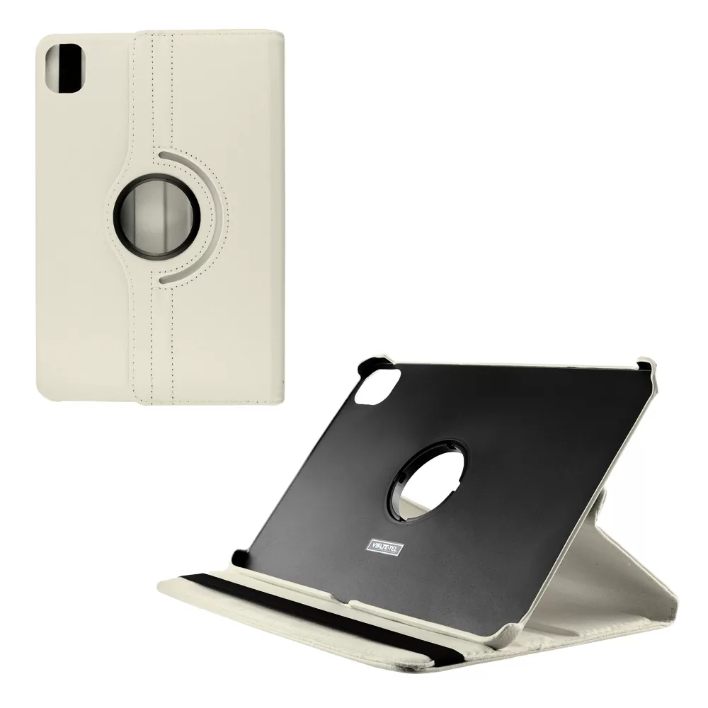 VOLTE- TEL LEATHER BOOK ROTATING STAND ΘΗΚΗ XIAOMI PAD 5 11.0in OFF WHITE