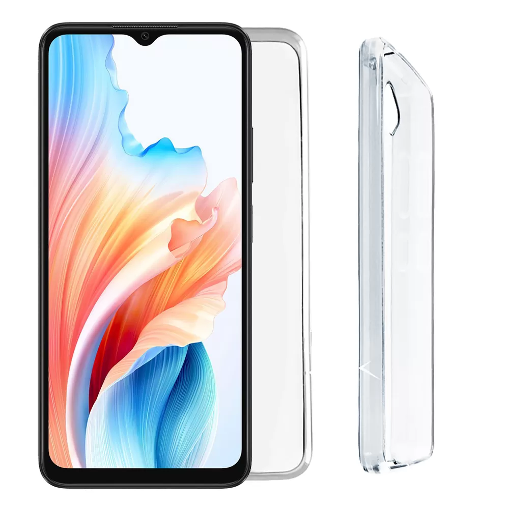 VOLTE-TEL SLIMCOLOR AIR TPU ΘΗΚΗ OPPO A18 4G 6.56in 2.0mm FULL CAMERA PROTECTION ΔΙΑΦΑΝΗ