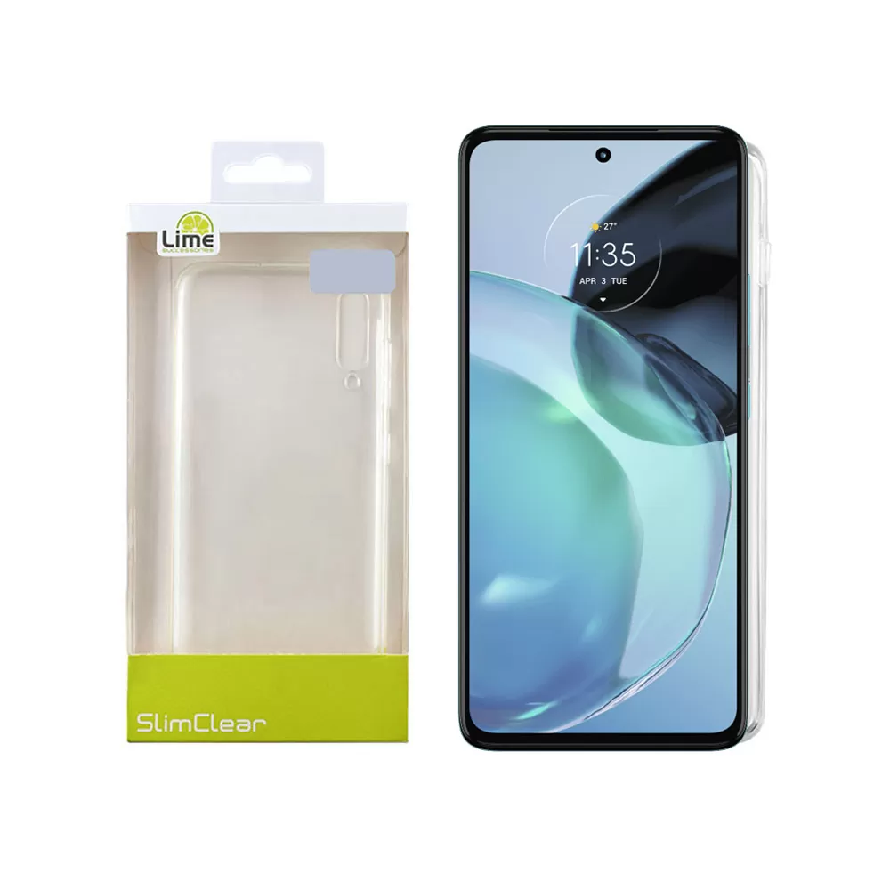 LIME SLIMCLEAR TPU ΘΗΚΗ MOTOROLA MOTO G72 6.6in FULL CAMERA PROTECTION ΔΙΑΦΑΝΗ