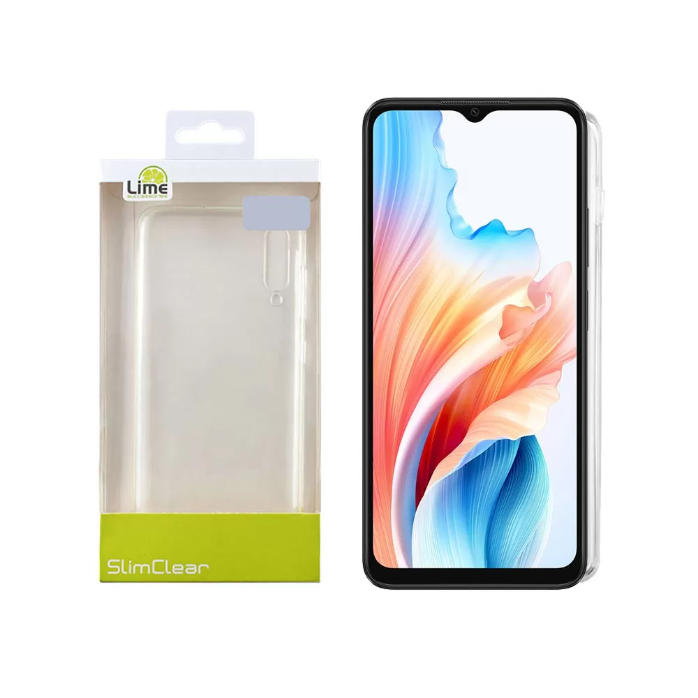 LIME SLIMCLEAR TPU ΘΗΚΗ OPPO A18 4G 6.56in FULL CAMERA PROTECTION ΔΙΑΦΑΝΗ
