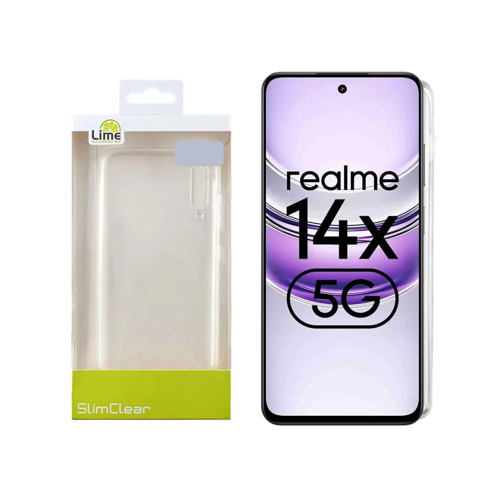 LIME SLIMCLEAR TPU ΘΗΚΗ REALME 14X 5G 6.67in FULL CAMERA PROTECTION ΔΙΑΦΑΝΗ