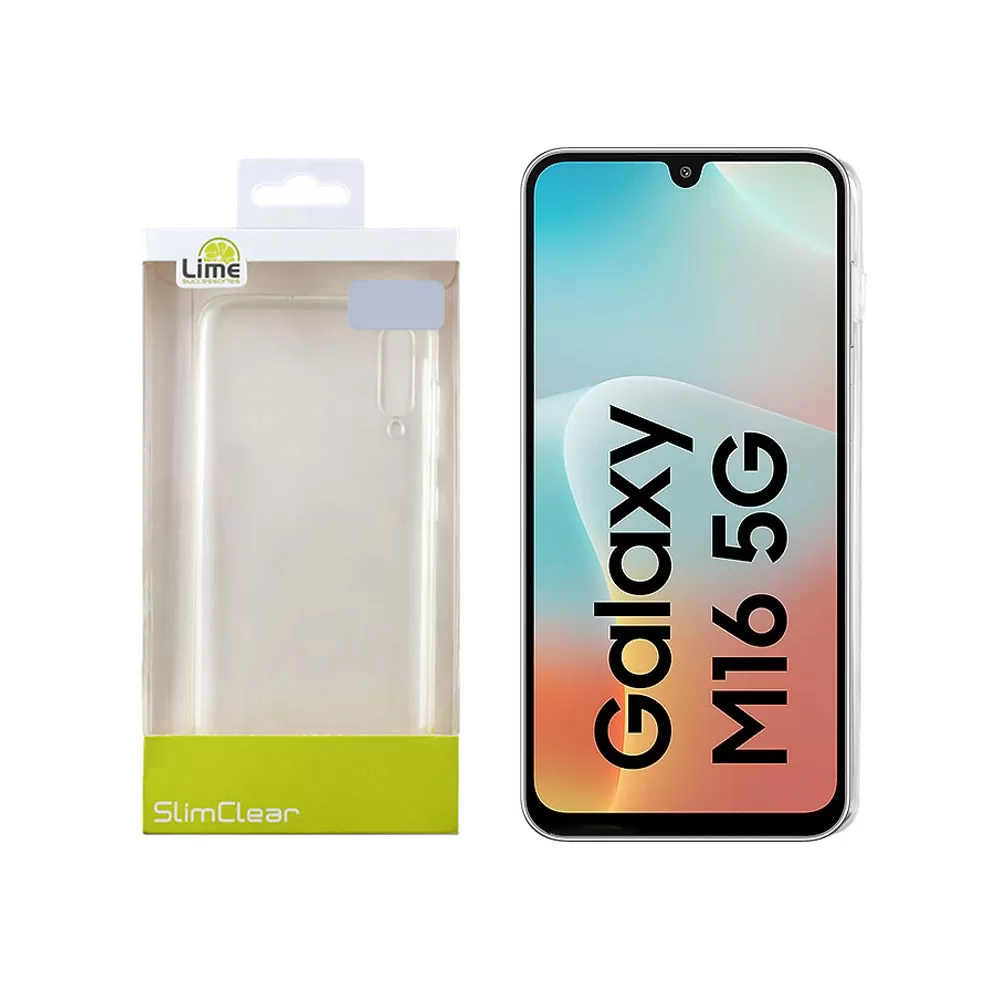 LIME SLIMCLEAR TPU ΘΗΚΗ SAMSUNG M16 5G M166 6.7in FULL CAMERA PROTECTION ΔΙΑΦΑΝΗ