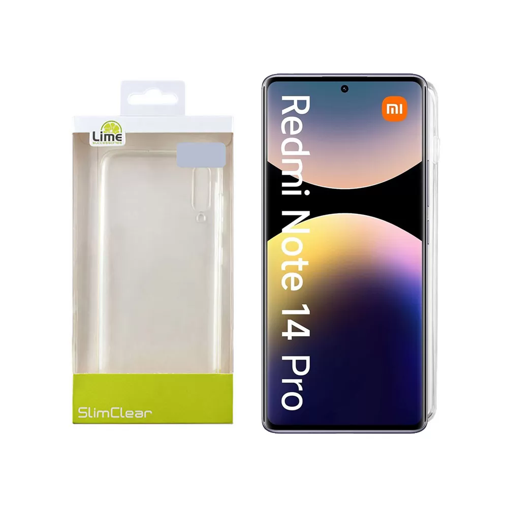 LIME SLIMCLEAR TPU ΘΗΚΗ XIAOMI REDMI NOTE 14 PRO 4G 6.67in FULL CAMERA PROTECTION ΔΙΑΦΑΝΗ