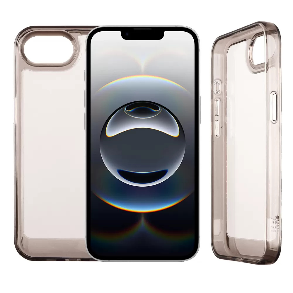 IDOL 1991 CRISTALYTE TPU ΘΗΚΗ IPHONE 16E/ IPHONE 17E 6.1in  CAMERA GUARD ΔΙΑΦΑΝΗ ΓΚΡΙ