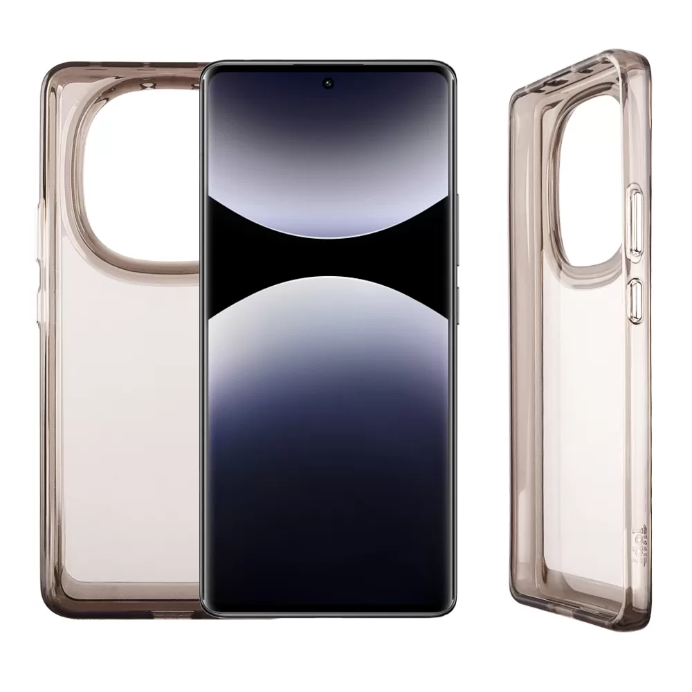IDOL 1991 CRISTALYTE TPU ΘΗΚΗ XIAOMI REDMI NOTE 14 PRO 4G 6.67in  CAMERA GUARD ΔΙΑΦΑΝΗ ΓΚΡΙ