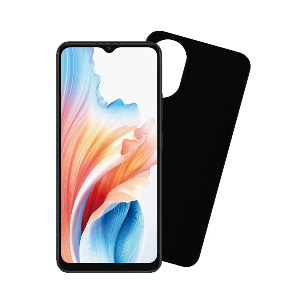 VOLTE-TEL SILICON TPU ΘΗΚΗ OPPO A38/A18 4G 6.56in  CAMERA GUARD BLACK