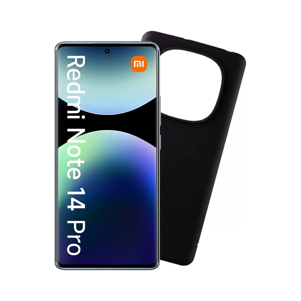 VOLTE-TEL SILICON TPU ΘΗΚΗ XIAOMI REDMI NOTE 14 PRO 4G 6.67in  CAMERA GUARD BLACK