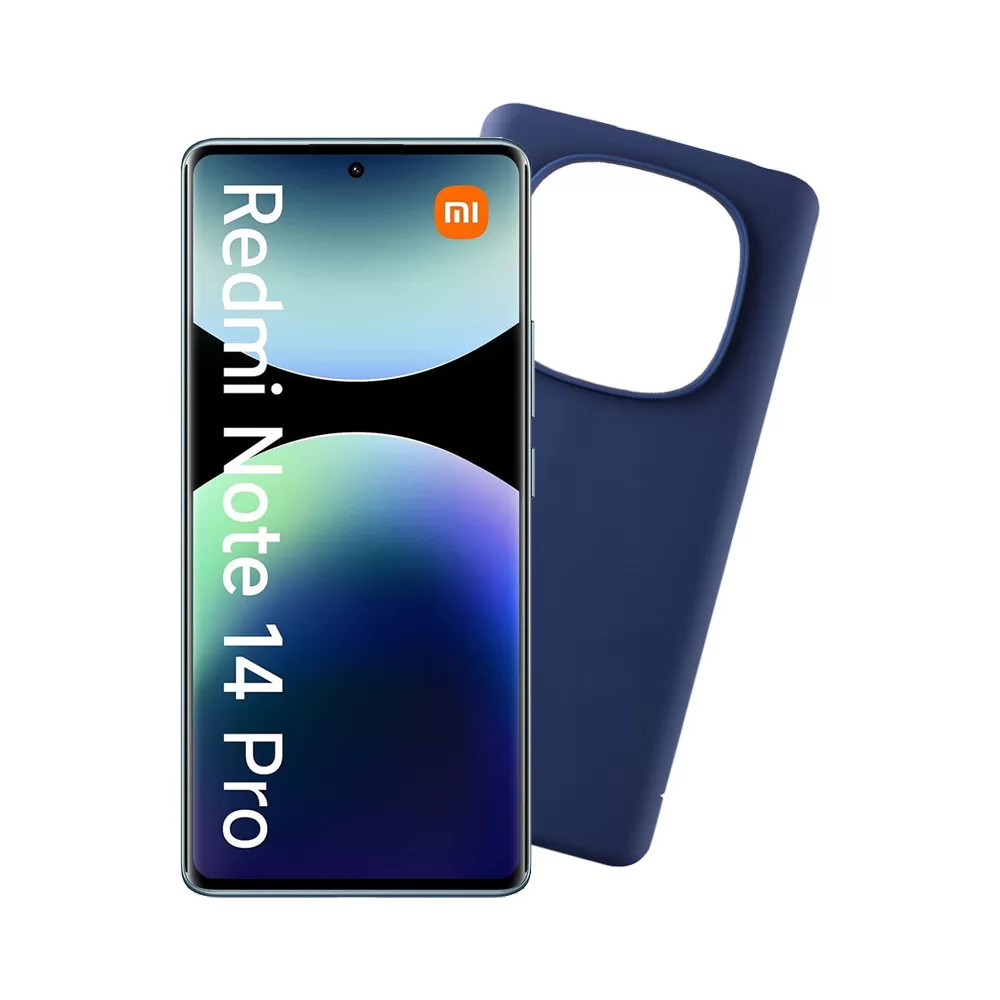 VOLTE-TEL SILICON TPU ΘΗΚΗ XIAOMI REDMI NOTE 14 PRO 4G 6.67in  CAMERA GUARD BLUE