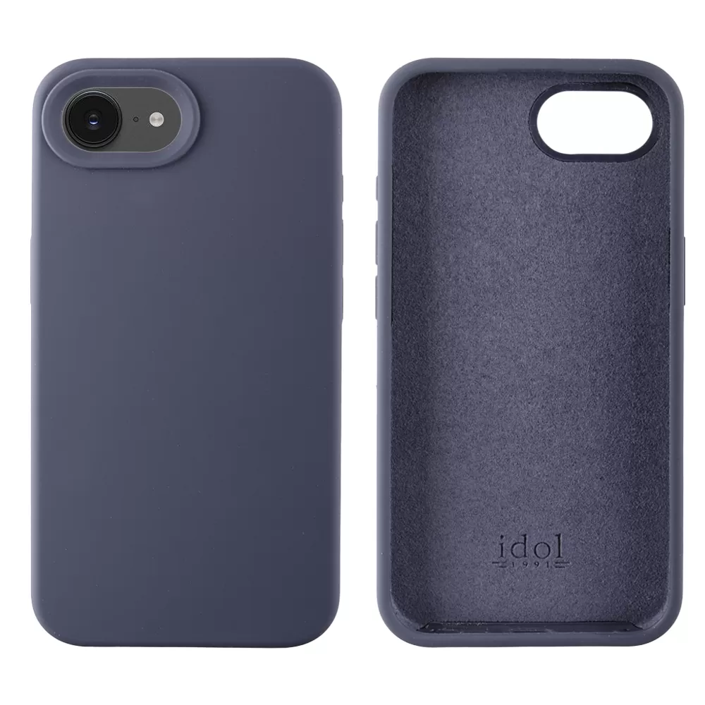 IDOL 1991 VELVET ELITE TPU ΘΗΚΗ IPHONE 16E/ IPHONE 17E 6.1in  4 SIDE CAMERA GUARD BLUE