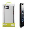 LIME HARDSHELL FUSION ΘΗΚΗ IPHONE 16E/ IPHONE 17E 6.1in  FULL CAMERA PROTECTION BLACK WITH RED KEYS
