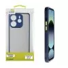 LIME HARDSHELL FUSION ΘΗΚΗ XIAOMI REDMI NOTE 14 4G 6.67in  FULL CAMERA PROTECTION BLUE WITH YELLOW KEYS