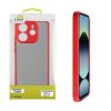 LIME HARDSHELL FUSION ΘΗΚΗ XIAOMI REDMI NOTE 14 4G 6.67in  FULL CAMERA PROTECTION RED WITH BLACK KEYS