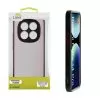 LIME HARDSHELL FUSION ΘΗΚΗ XIAOMI REDMI NOTE 14 PRO 4G 6.67in  FULL CAMERA PROTECTION BLACK WITH RED KEYS