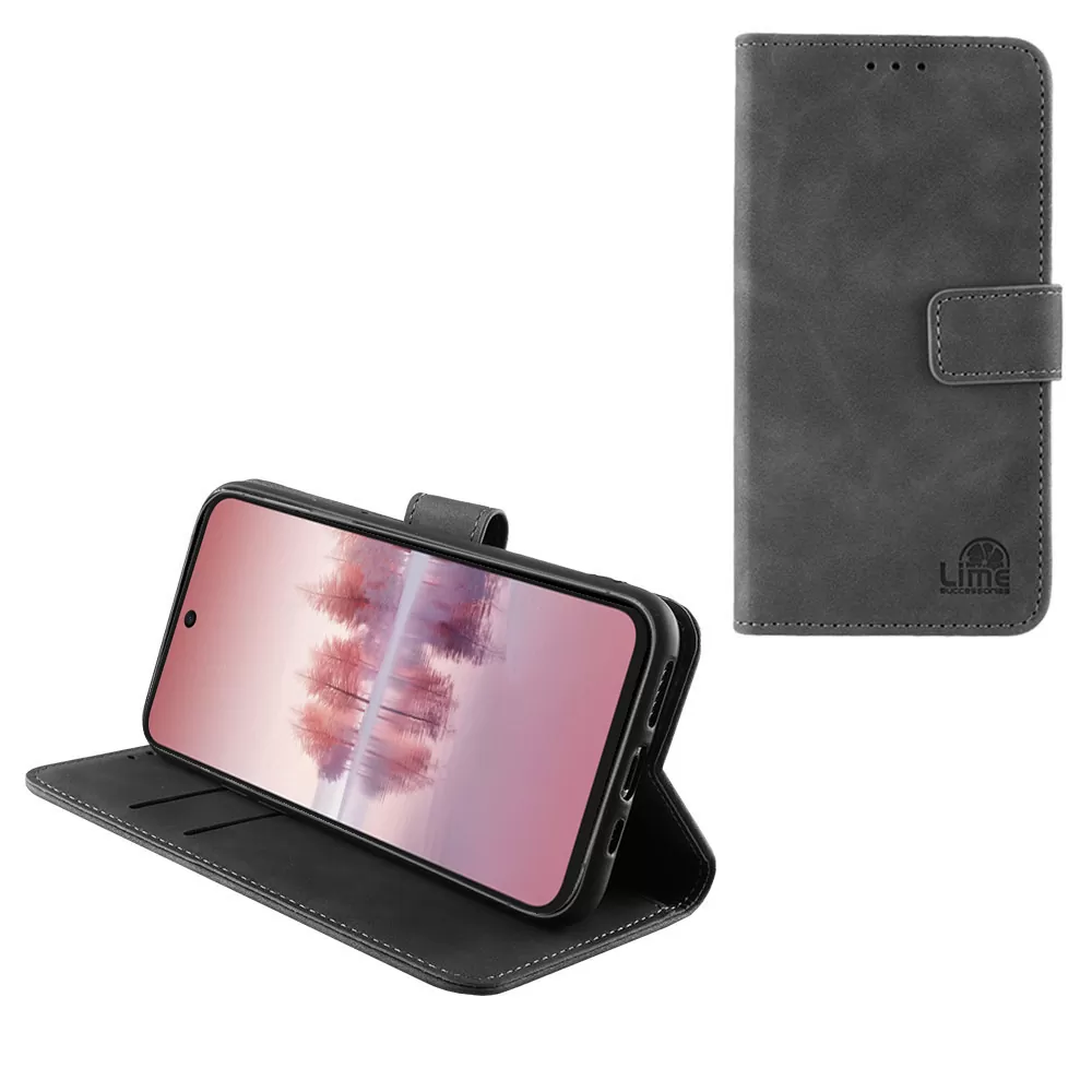 LIME ESSENTIAL ΘΗΚΗ TCL 60/ 60 SE NXTPAPER/ 60R 6.7in  MAGNET BOOK STAND CLIP GREY