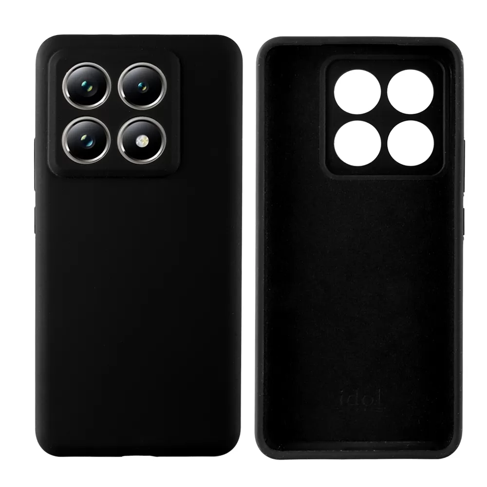 IDOL 1991 VELVET ELITE TPU ΘΗΚΗ XIAOMI 14T PRO 5G 6.67in  4 SIDE FULL CAMERA PROTECTION BLACK