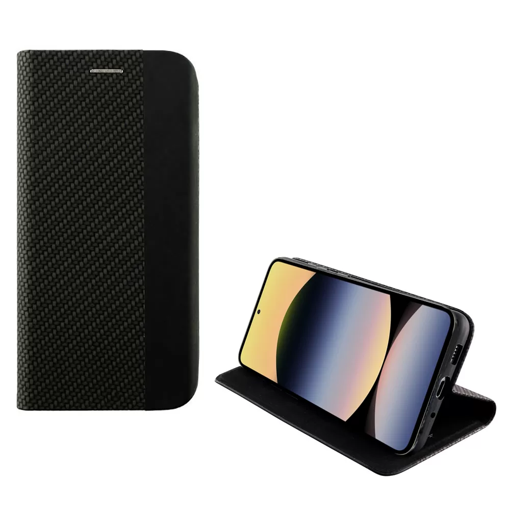 IDOL 1991 ELITE ΘΗΚΗ XIAOMI REDMI NOTE 14 5G 6.67in  ANTI-RFID BOOK STAND BLACK