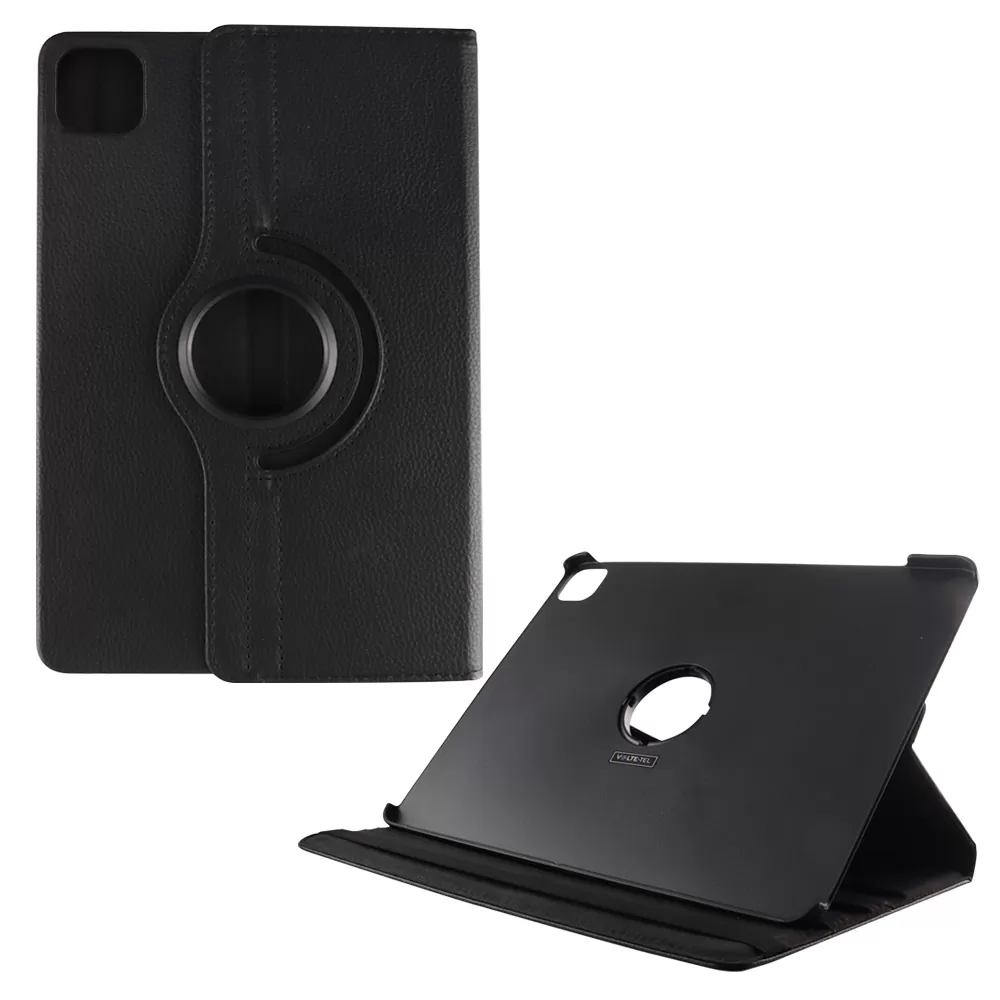 VOLTE-TEL ΘΗΚΗ IPAD AIR 13 2026/ IPAD AIR 13 2025/IPAD AIR 13 2024 13.0" LEATHER BOOK ROTATING STAND BLACK