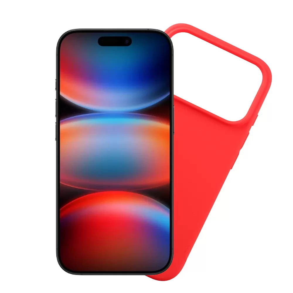 VOLTE-TEL SILICON TPU ΘΗΚΗ IPHONE 17 PRO 6.3in  CAMERA GUARD RED