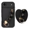 VOLTE-TEL SILICON TPU WITH STRAP ΘΗΚΗ IPHONE 17 AIR 6.5in  FULL CAMERA PROTECTION BLACK WITH BLACK HEARTS
