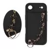 VOLTE-TEL SILICON TPU WITH STRAP ΘΗΚΗ IPHONE 17 AIR 6.5in  FULL CAMERA PROTECTION BLACK WITH BLACK BUTTERFLIES