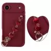 VOLTE-TEL SILICON TPU WITH STRAP ΘΗΚΗ IPHONE 17 AIR 6.5in  FULL CAMERA PROTECTION BURGUNDY WITH RED HEARTS