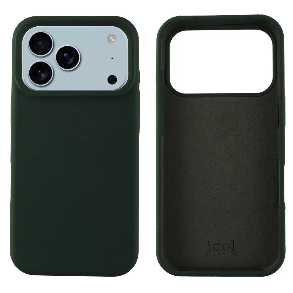 IDOL 1991 VELVET ELITE TPU ΘΗΚΗ IPHONE 17 PRO MAX 6.9in  4 SIDE CAMERA GUARD GREEN