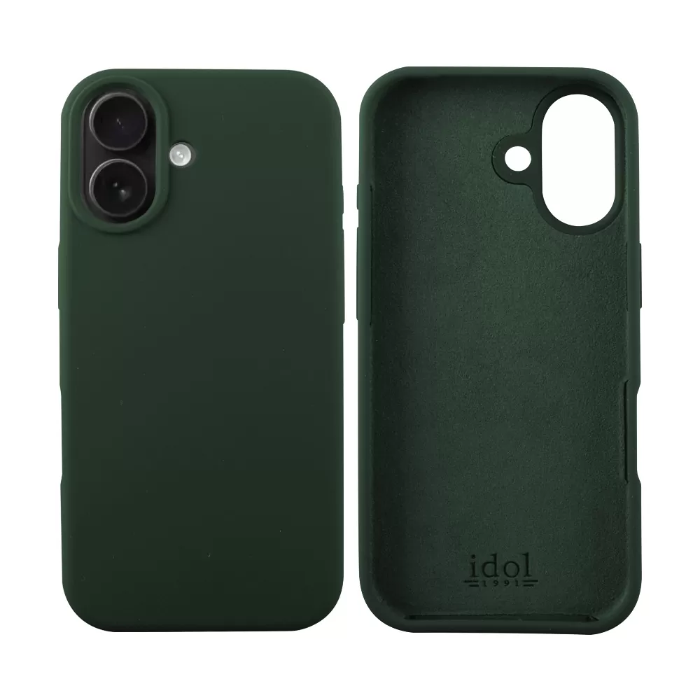 IDOL 1991 VELVET ELITE TPU ΘΗΚΗ IPHONE 17 6.3in 4 SIDE CAMERA GUARD GREEN