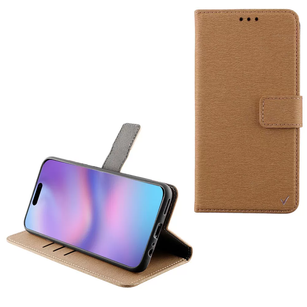 VOLTE-TEL ALLURE ΘΗΚΗ IPHONE 17 AIR 6.5in MAGNET BOOK STAND CLIP GOLD