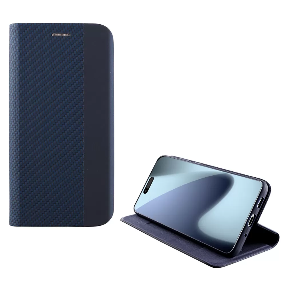 IDOL 1991 ELITE ΘΗΚΗ IPHONE 17 PRO 6.3in ANTI-RFID BOOK STAND BLUE