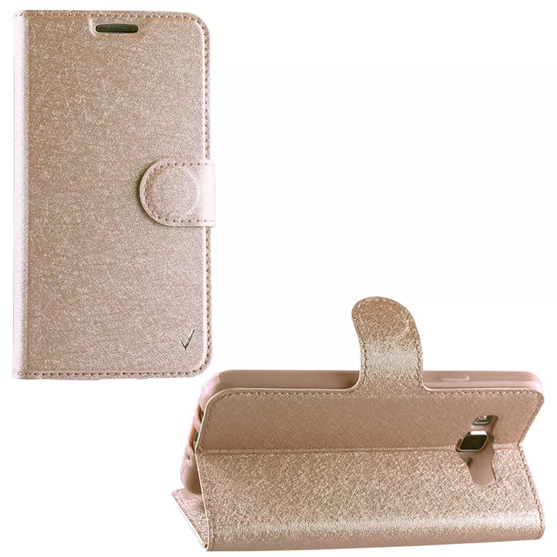 VOLTE-TEL LEATHER GOLD-TPU BOOK STAND ΘΗΚΗ SAMSUNG A3 2016 A310